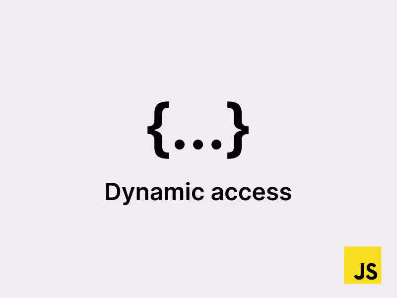 Dynamic access in JavaScript image